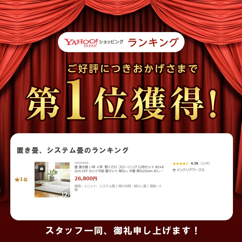 ランキング1位入賞