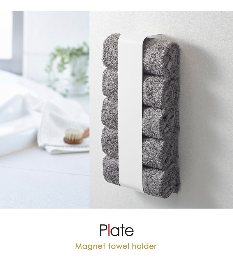 Plate(山崎実業) タオルホルダー プレート plate タオル収納ラック