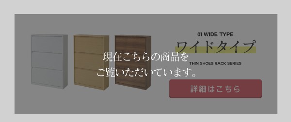 薄型シューズラック 下駄箱 ワイド 3段 フラップ扉付 幅79 高さ123 大