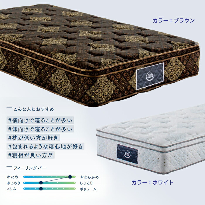 Serta（サータ） 【正規品】サータ トラディション BOX-T 6.8 Dサイズ