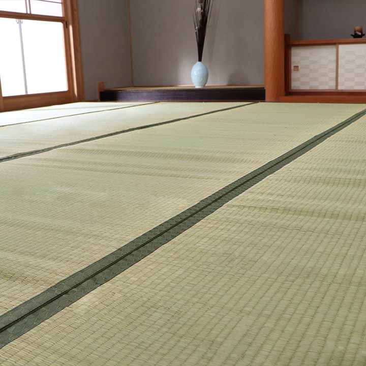 純国産 い草 上敷き カーペット 双目織 『草津』 本間4.5畳(約286×286cm）