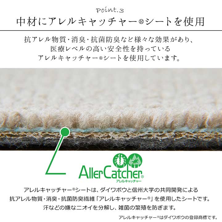 カーペット ラグ 日本 抗菌 消臭 清潔 オーダー 撥水 抗アレル物質 