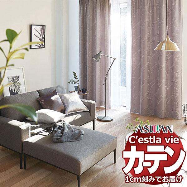 オーダー カーテン アスワン セラヴィ C2018〜2020 ハイグレード縫製 約2倍ヒダ 幅148×高さ180cm迄