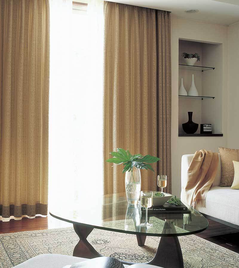 カーテン プレーンシェード アスワン セラヴィ Cestlavie with Classic E9121・E9122 柄出し縫製 約1.5倍ヒダ 266×180cmまで CEG2862897173