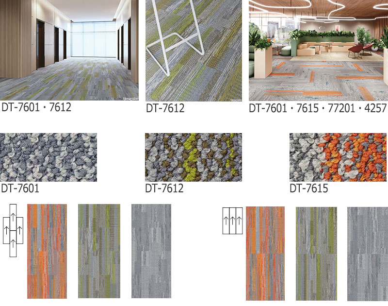 サンゲツ タイルカーペット DT-7600 DT-7610 EARTH PALETTE PLANK 江戸
