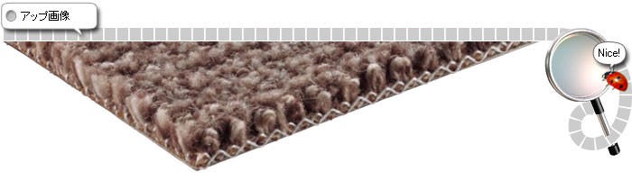 カーペットのアップ画像