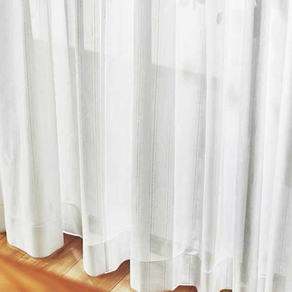 カーテン シェード 川島織物セルコン MIRROR LACE FT6705 スタンダード縫製 約2倍ヒダ