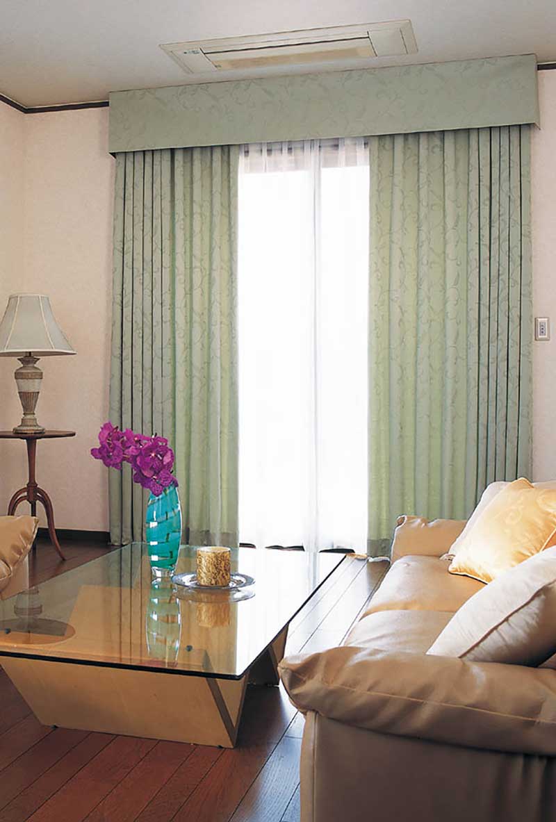 川島織物セルコン コントラクトカーテン greendays ナハト &frasl; GD1260