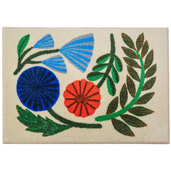 �y���������z�f�U�C�i�[�ɂ�錵�I���ꂽ���փ}�b�g  matlier JPM-Indoor BOOKHOU FLORAL GROUP 45×65cm(DH00003)