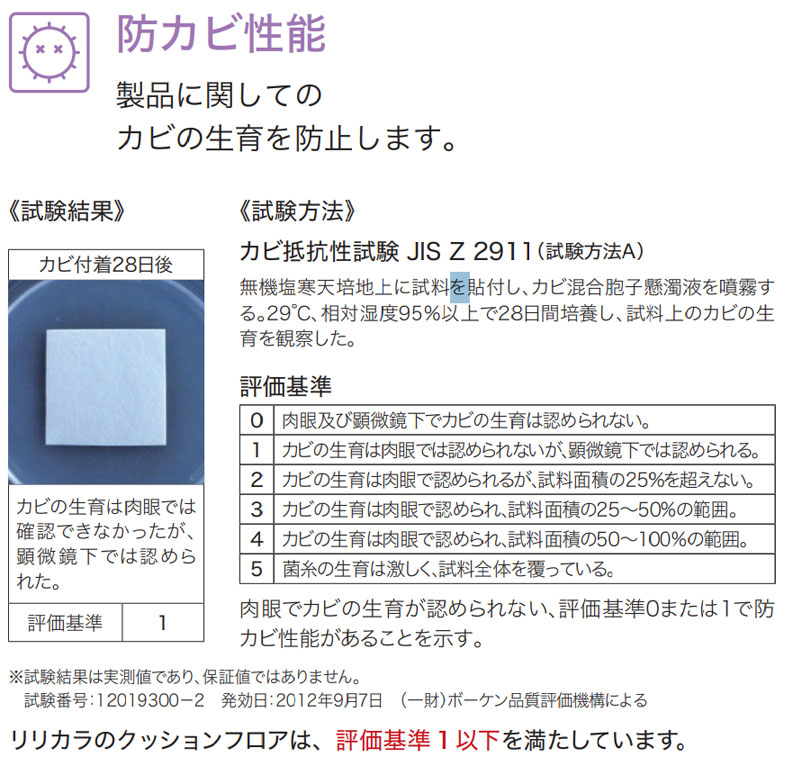 防カビ性能