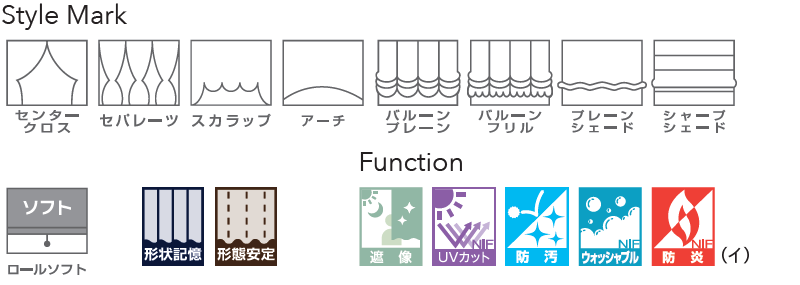 カーテン＆シェード リリカラ オーダーカーテン ＆time アンドタイム