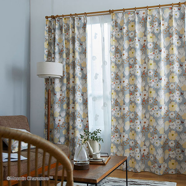 �y���������z�����J�[�e�� MOOMIN EDTION.3 �k�� �� �� �V�A�[ ���� 3�T�C�YTINY FLOWER�i�^�C�j�[�t�����[)