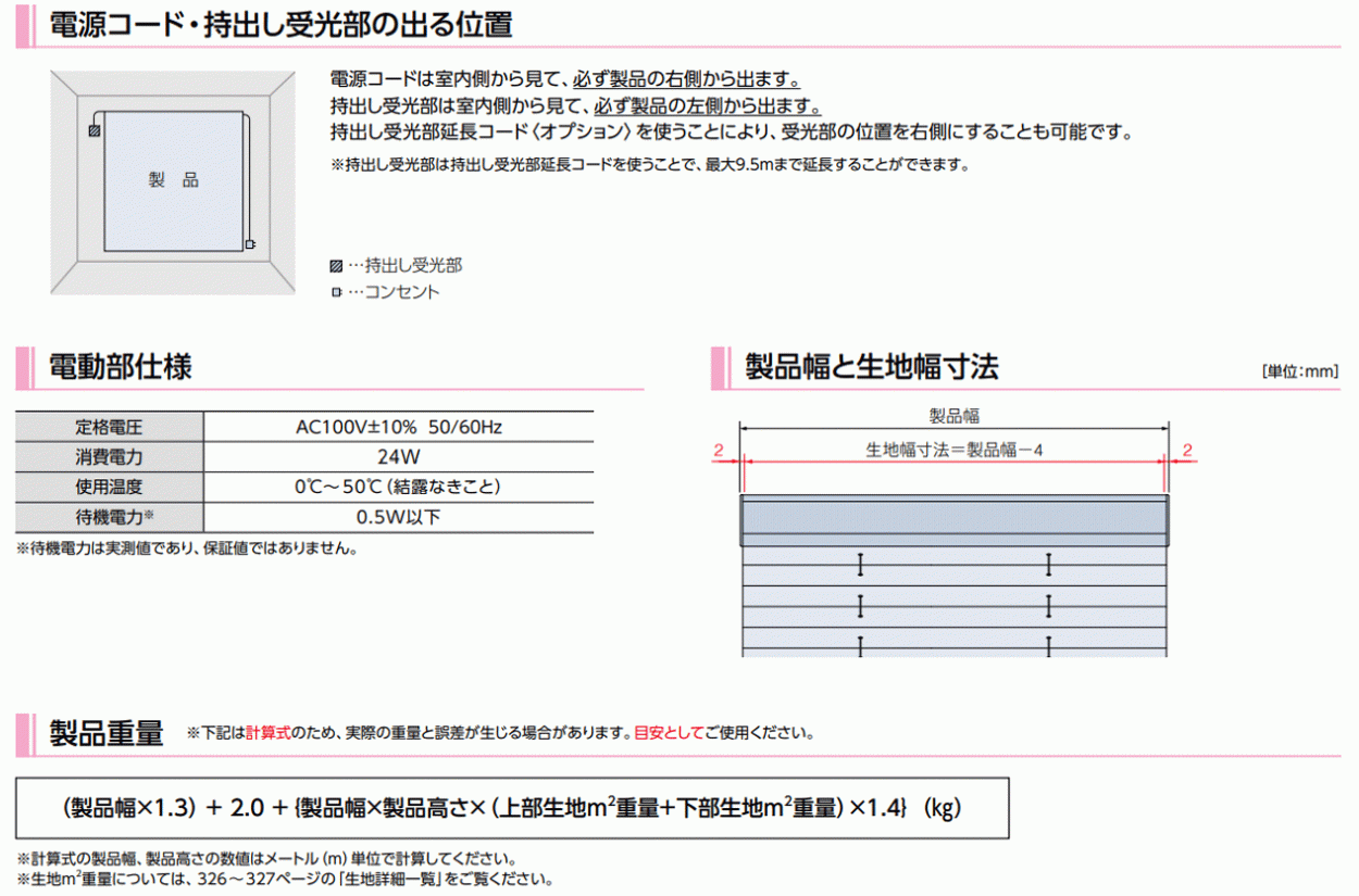 プリーツスクリーン 製品詳細