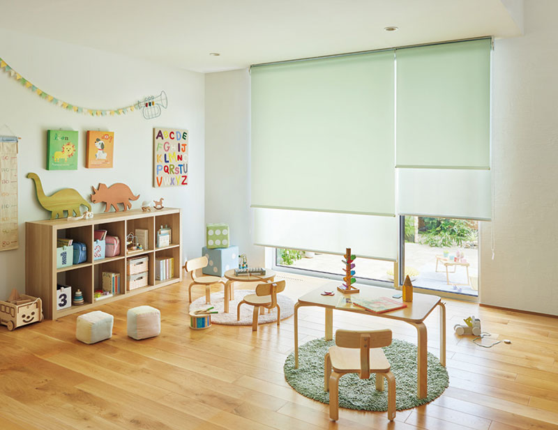 タチカワブラインド ロールスクリーン ラルクシールド マカロンラテ遮