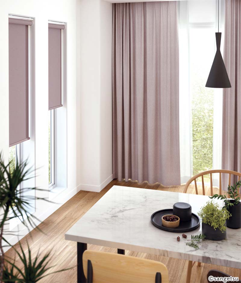 サンゲツのオーダーカーテン シンプルオーダー CSロールスクリーン