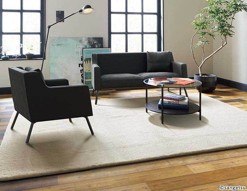 サンゲツ ラグ 絨毯 カーペット マット ナイロンファーラグ ムートン調 RUG-1731〜1732-S（140cm×200cm）｜interiorkataoka｜04