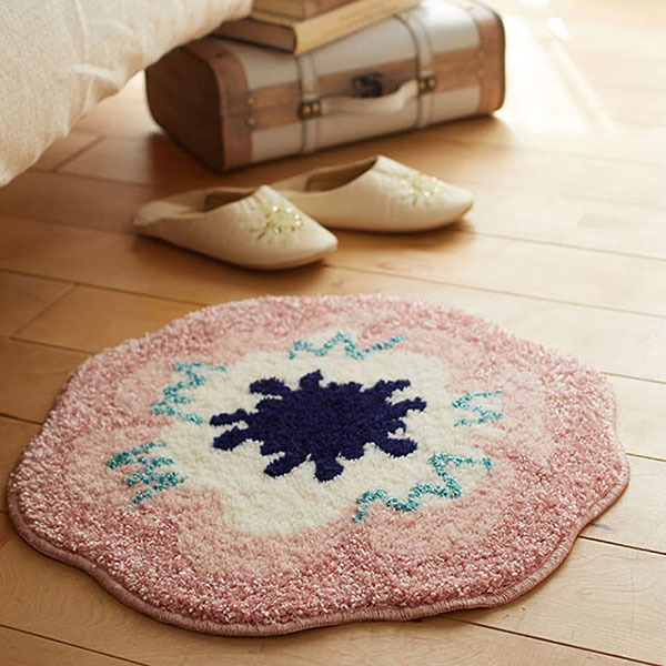 【送料無料】 ラグ マット DESIGN LIFE EDTION.15RICO MAT (リコマット) 18 PINK50x50cm | 