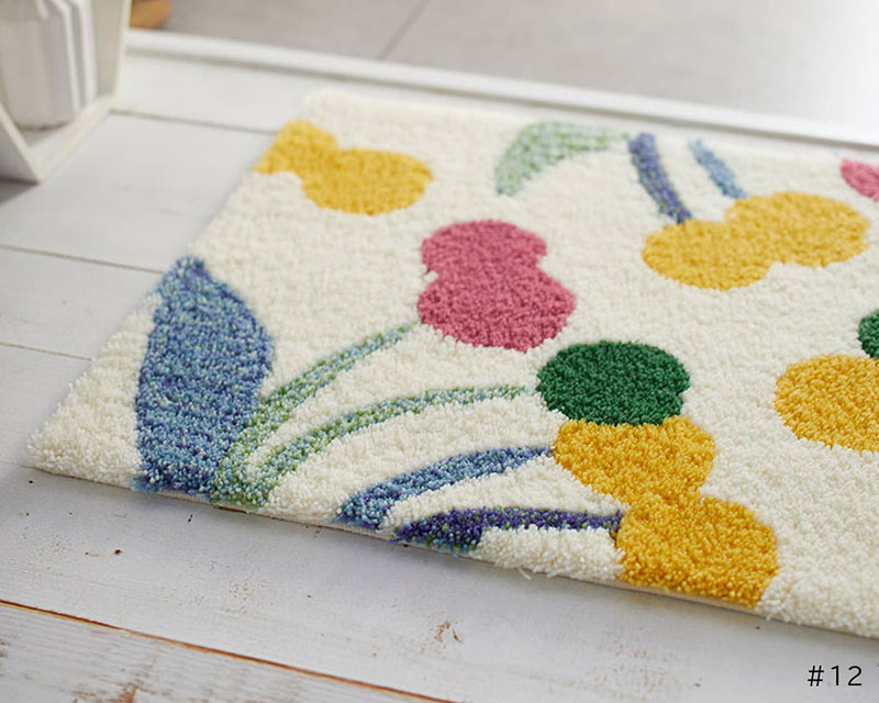 【送料無料】 ラグ マット DESIGN LIFE EDTION.15POPOLO MAT (ポポロマット) 12 YELLOW45x75cm |  | 02