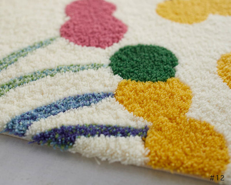 【送料無料】 ラグ マット DESIGN LIFE EDTION.15POPOLO MAT (ポポロマット) 12 YELLOW45x75cm |  | 03