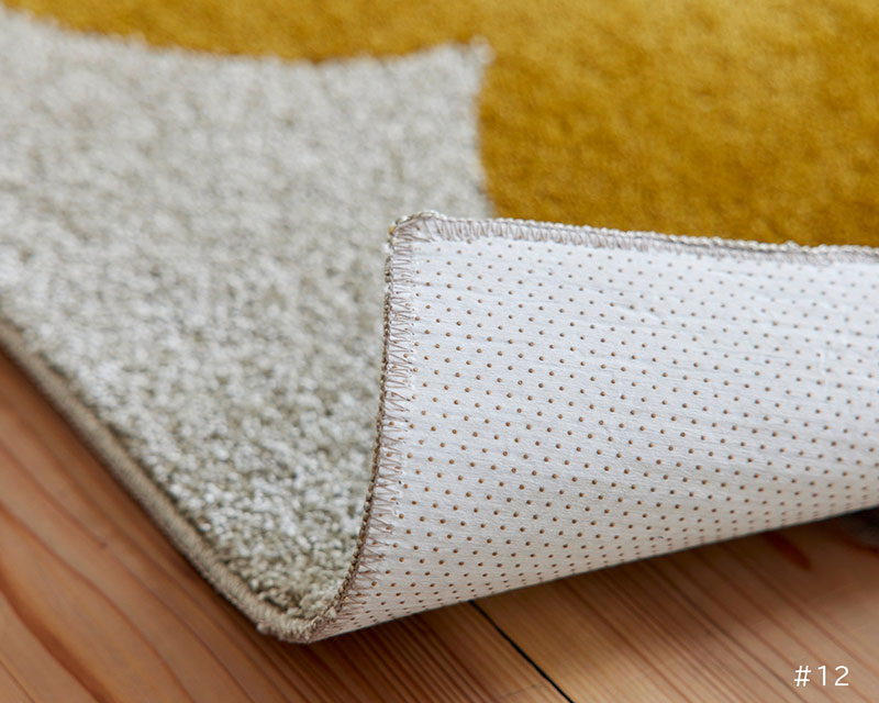 【送料無料】 ラグ マット DESIGN LIFE EDTION.15KABOCHAKUMO RUG (カボチャクモラグ) 12 YELLOW130x185cm |  | 03