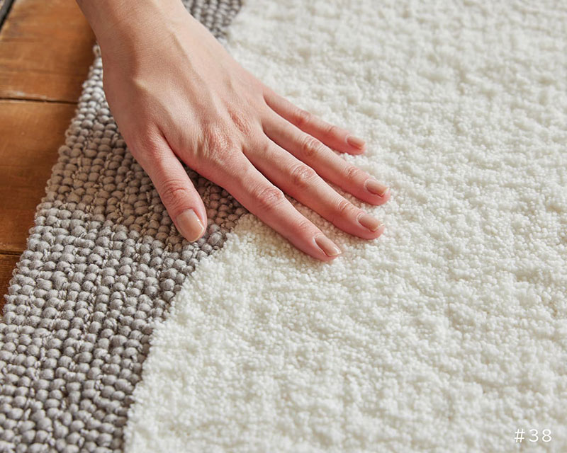 【送料無料】 ラグ マット DESIGN LIFE EDTION.15SHIRATAMA MAT (シラタママット) 38 LIGHT GRAY45x70cm |  | 02