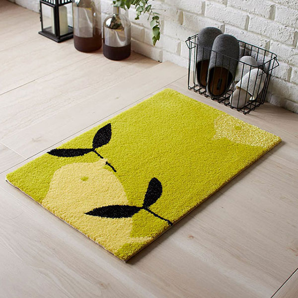 【送料無料】 ラグ マット DESIGN LIFE EDTION.15KOTORI MAT (コトリマット) 12 YELLOW50x80cm | 