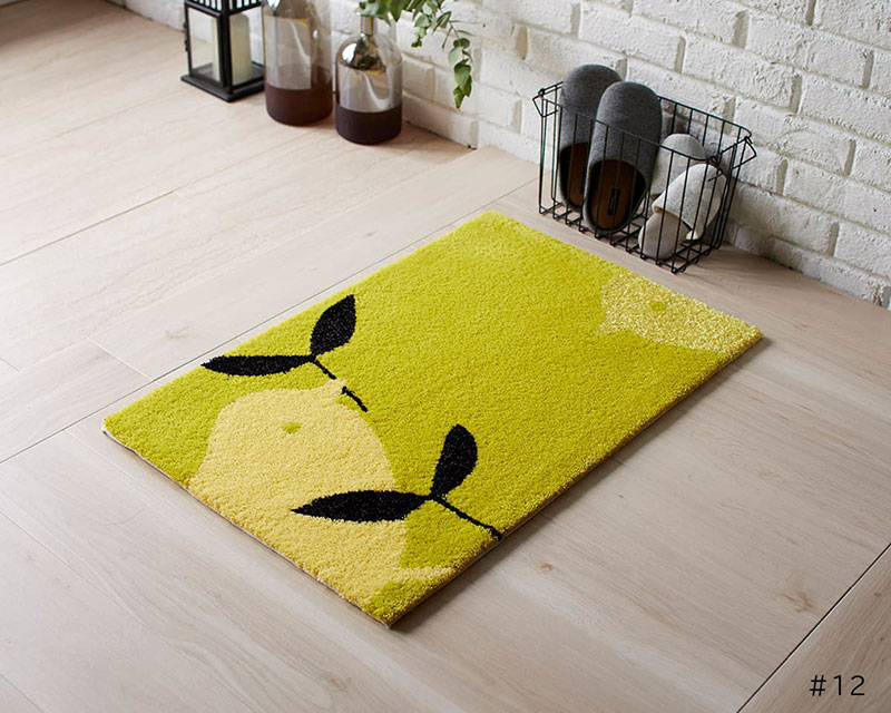 【送料無料】 ラグ マット DESIGN LIFE EDTION.15KOTORI MAT (コトリマット) 12 YELLOW50x80cm |  | 01