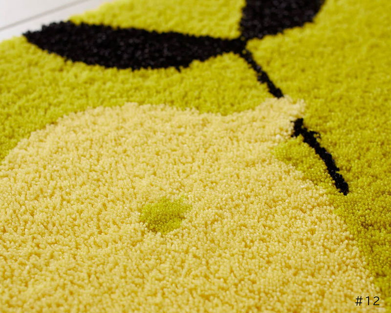 【送料無料】 ラグ マット DESIGN LIFE EDTION.15KOTORI MAT (コトリマット) 12 YELLOW50x80cm |  | 02