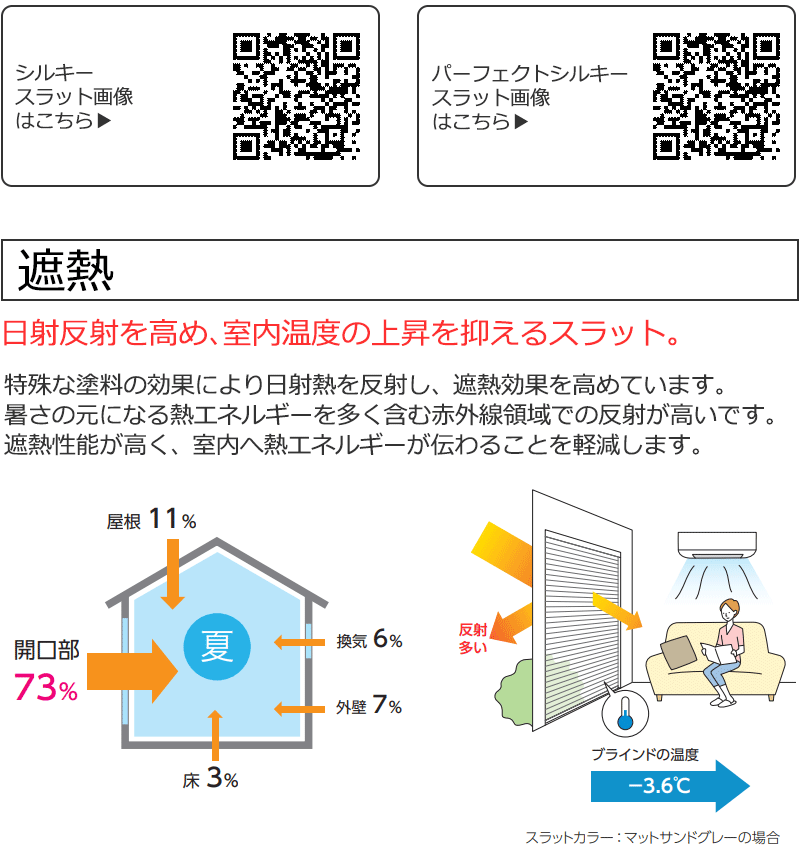 遮熱ブラインド