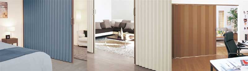 アコーディオンドア