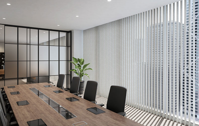 タチカワブラインド 業務用バーチカルブラインド デルセ遮光 V4026