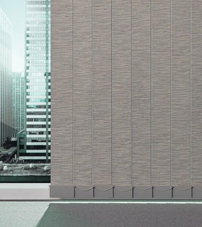 タチカワブラインド 業務用バーチカルブラインド デルセ遮光 V4026