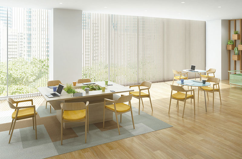 タチカワブラインド 業務用バーチカルブラインド ポルテ制菌 V4090