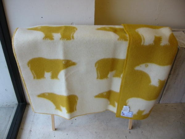 ROROS TWEED / ロロス ツイード ブランケットisbjorn MINI YELLOW