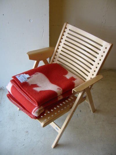 ロロスツイード　アイスビヨン　ウールブランケット ROROS TWEED / ロロス ツイード ブランケットisbjorn YELLOW アイス