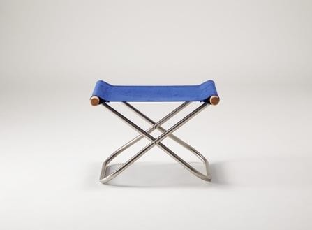 NYCHAIR X OTTOMAN / NATURAL-BLUEニーチェア エックス オットマン 木