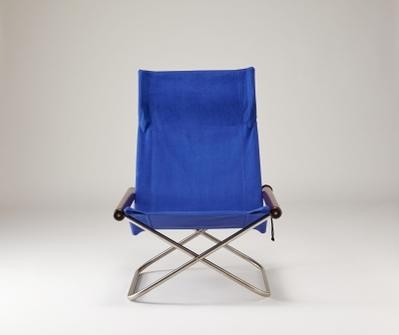 NYCHAIR X / DARKBROWN-BLUEニーチェア エックス 木部：ダークブラウン