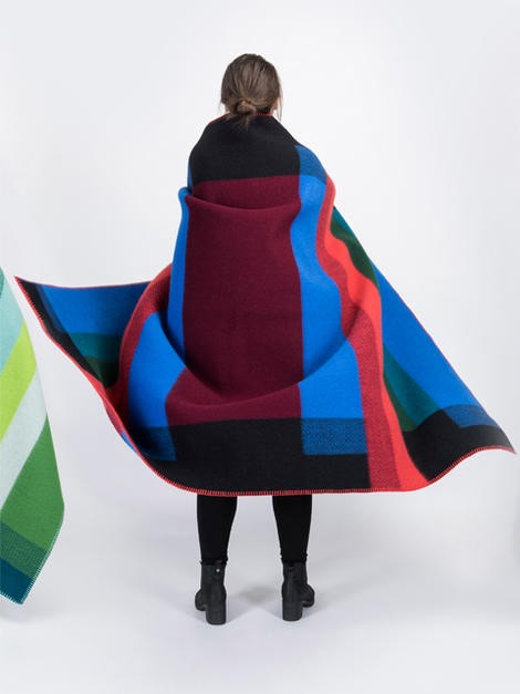 ROROS TWEED / ロロス ツイード ブランケットMIKKEL DARK ミッケル