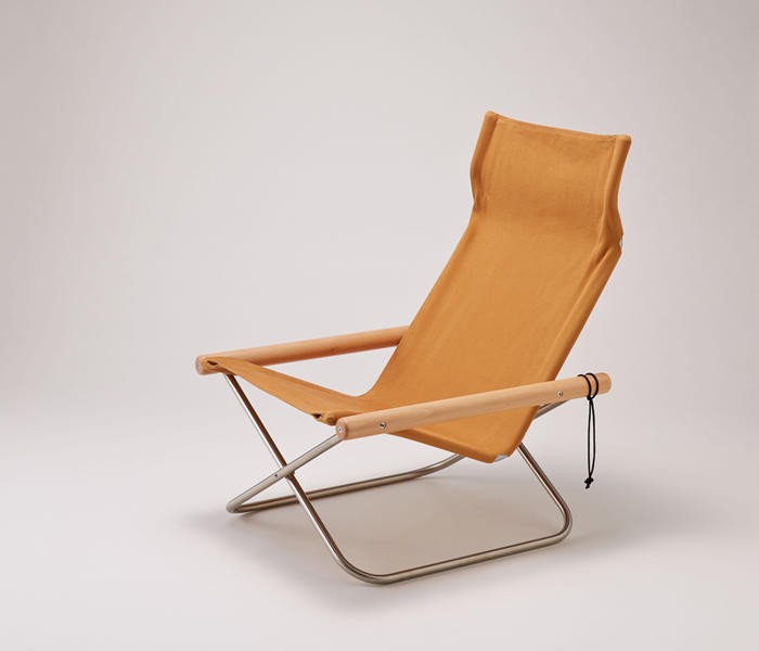 ニーチェアX Nychair X キャメル 折りたたみチェア日本製 正規品 NYCHAIR X / NATURAL-CAMELニーチェア エックス 木部：ナチュラル 座布