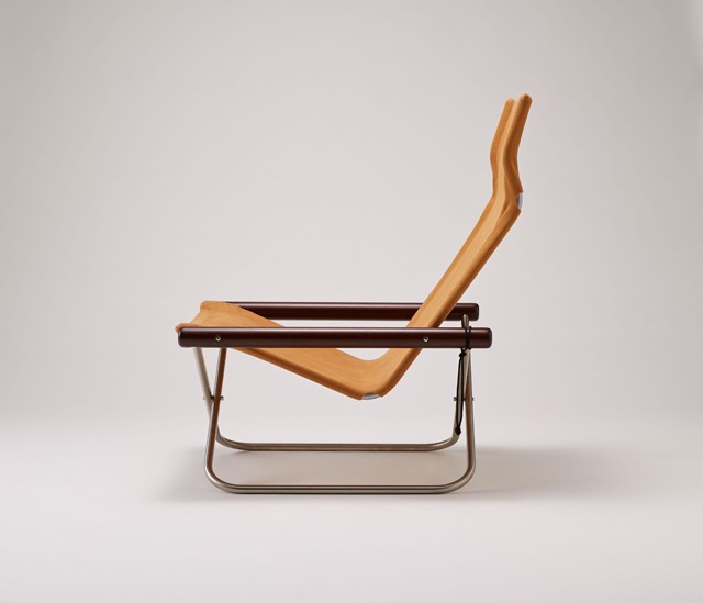 NYCHAIR X / DARKBROWN-CAMELニーチェア エックス 木部：ダーク