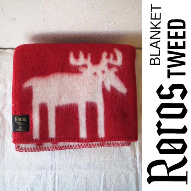 大判 Roros Tweed トナカイ柄ブランケットCATEGORY ロロスツイード