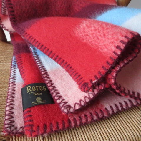 ROROS TWEED / ロロス ツイード ブランケットMIKKEL-BABY RED ミッケル