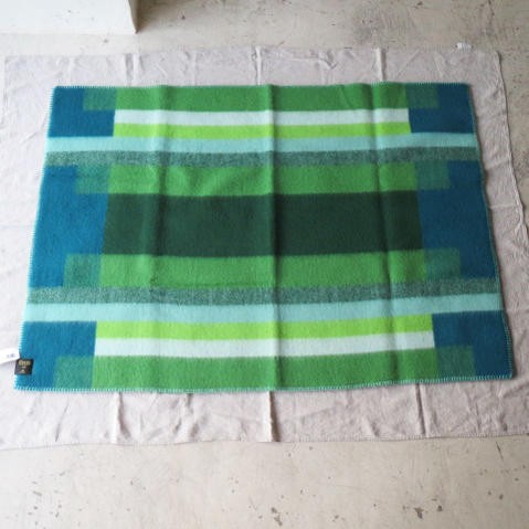 ROROS TWEED / ロロス ツイード ブランケットMIKKEL-MINI GREEN
