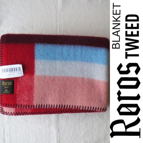 ROROS TWEED / ロロス ツイード ブランケットMIKKEL-BABY RED