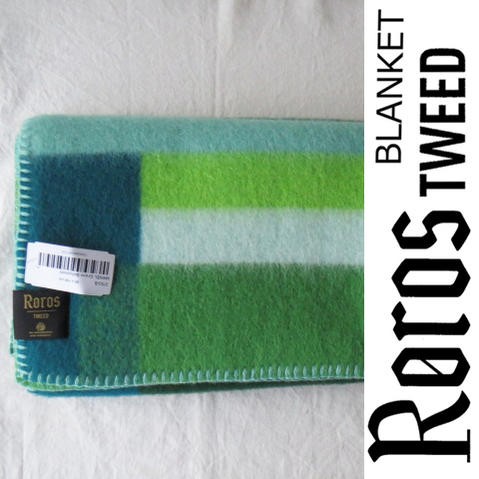 ROROS TWEED / ロロス ツイード ブランケットMIKKEL-BABY GREEN