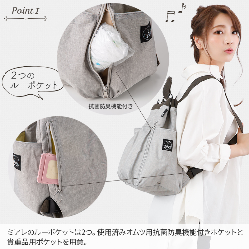 RooTote( ルートート）マザーズリュック マミールーミアレ