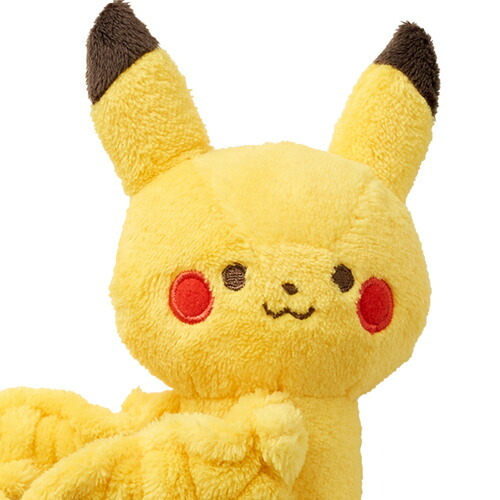 Pokemon モンポケ ピカチュウ マスコット付き ブランケット
