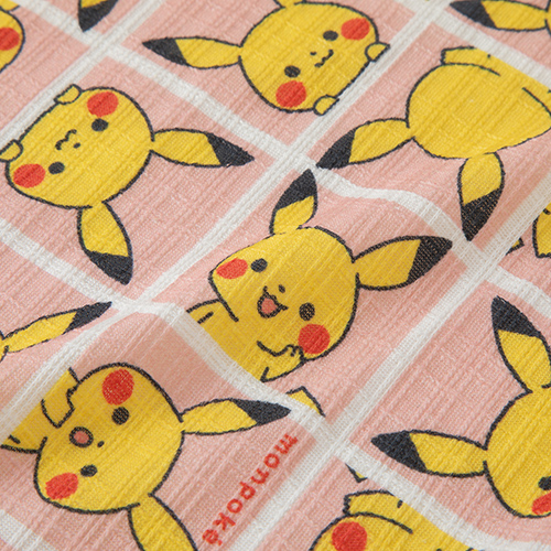 Pokemon（ポケモン） モンポケ ピカチュウこんにちは柄甚平コンビ