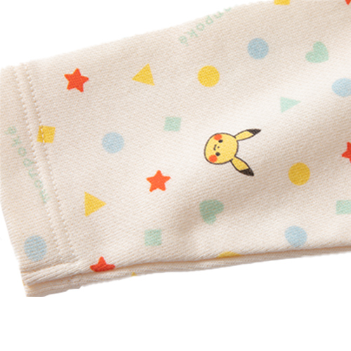 Pokemon（ポケモン） モンポケ 綿100％ ロンパース レイヤード調 長袖