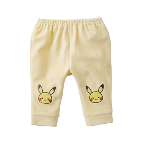 新品未使用⭐︎ピカチュウロンパース(70〜80cm) Pokemon モンポケ ピカチュウロンパース×レギンス ベビーウェア